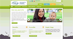 Desktop Screenshot of chus.qc.ca