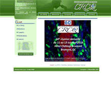 Tablet Screenshot of crcq.crc.chus.qc.ca
